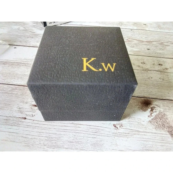 Size 7 Black & Blue Stainless Steel Spinner Ring 8mm NIB - Picture 5 of 5